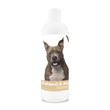 Healthy Breeds 16 oz American Staffordshire Terrier Oatmeal Shampoo with Aloe 840235100843